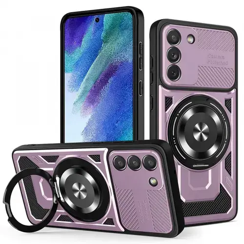 Husa pentru Samsung Galaxy S21 FE 5G G990, Techsuit, RuggedCam, Mov