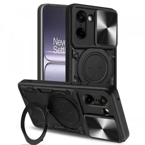 Husa pentru OnePlus Nord CE5, Techsuit, CamGuard Pro, Neagra