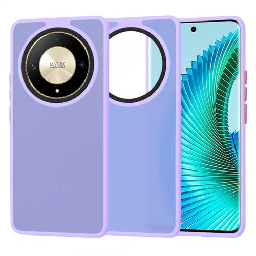 Husa pentru Honor Magic6 Lite, Techsuit, HaloFrost, Mov Deschis