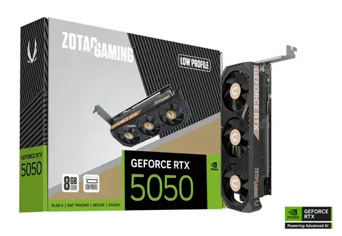 Placa video ZOTAC RTX 5050 Low Profile 8GB GDDR6 128-bit