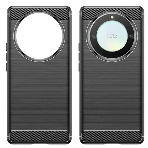 Husa Lemontti Carbon Case Flexible pentru Honor Magic6 Lite, Negru