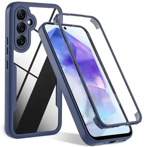 Husa pentru Samsung Galaxy A35 5G A356, Techsuit, ColorVerse 360, Albastra