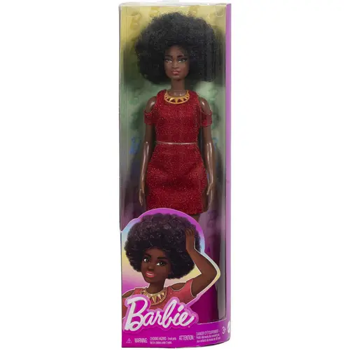 Papusa Barbie Fashionistas - Barbie mulatra cu par afro
