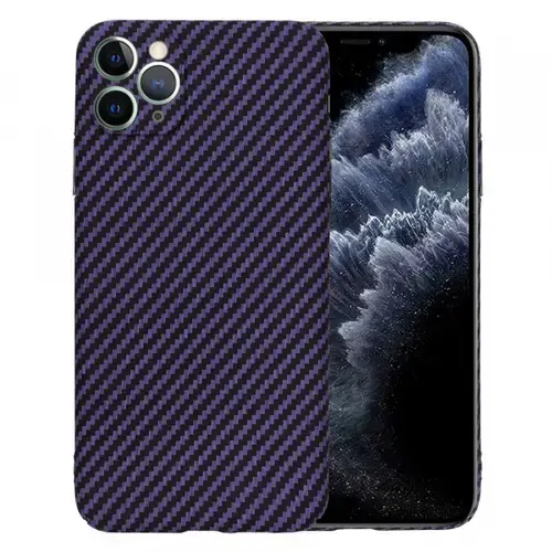 Husa pentru Apple iPhone 11 Pro Max, Techsuit, Carbonite FiberShell, Mov