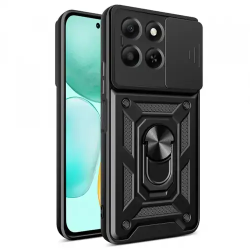 Husa pentru Honor X6c, Techsuit, CamShield, Neagra