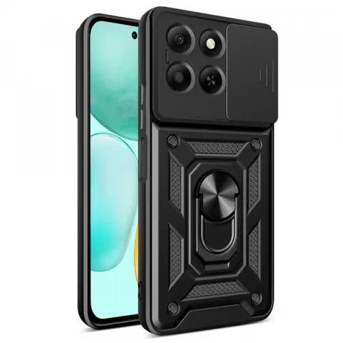 Husa pentru Honor X6c, Techsuit, CamShield, Neagra