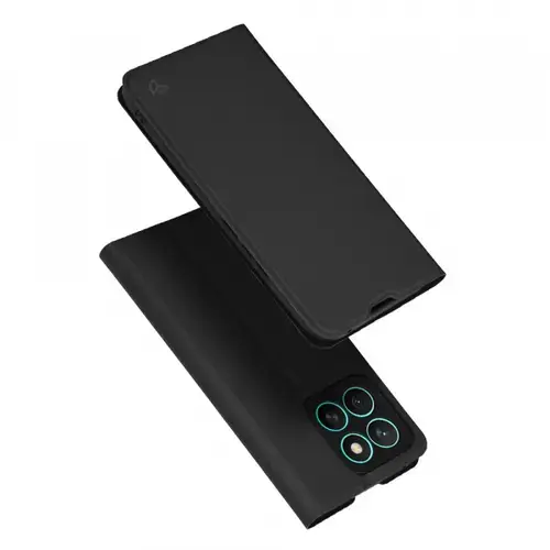 Husa Techsuit Magskin Book pentru Honor X8c, Neagra
