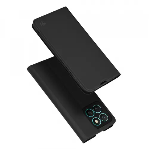 Husa Techsuit Magskin Book pentru Honor X8c, Neagra