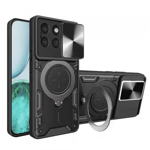 Husa Techsuit  CamGuard Pro pentru Honor X8c, Neagra