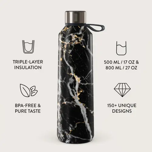 Sticla Termos Burga Make A Wish, 500 ml, Inox