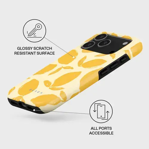 Husa Burga  Dual Layer Magsafe Lemon Tart pentru iPhone 17 Pro