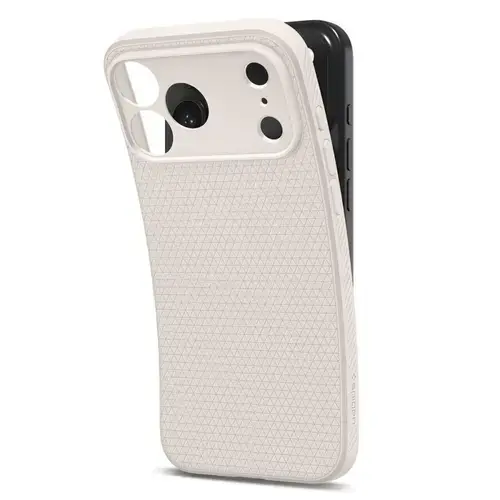 Husa Spigen Liquid Air Natural Titanium pentru iPhone 17 Pro