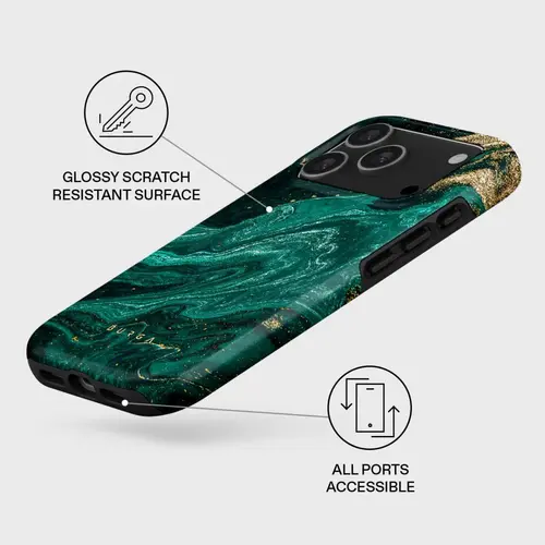 Husa Burga Dual Layer Magsafe Emerald Pool pentru iPhone 17 Pro
