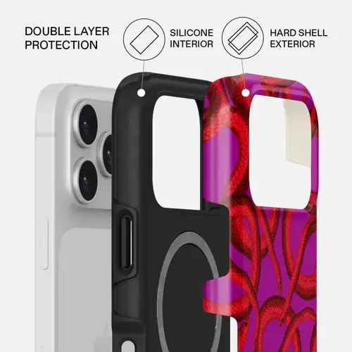 Husa Burga Dual Layer Magsafe Watch Out pentru iPhone 17 Pro
