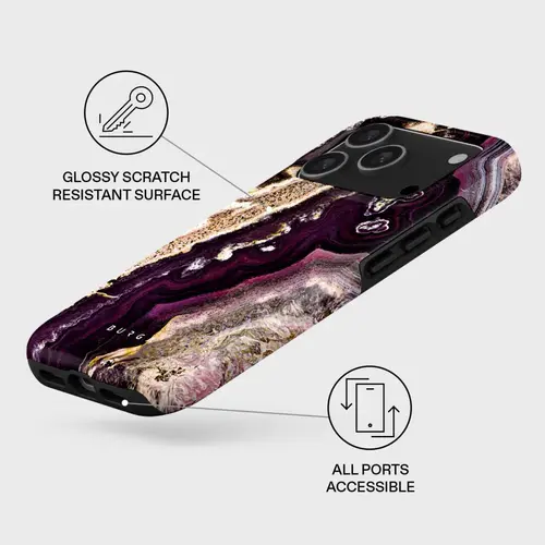 Husa Burga Dual Layer Magsafe Purple Skies pentru iPhone 17 Pro