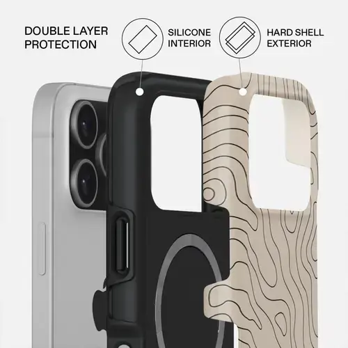 Husa Burga Dual Layer Magsafe Wild Terrain pentru iPhone 17 Pro