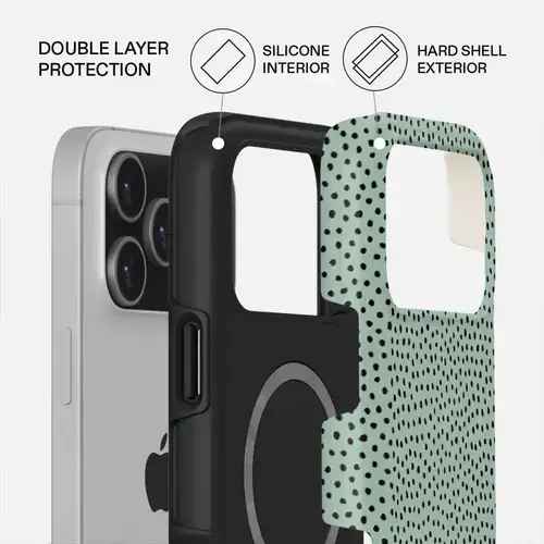 Husa Burga Dual Layer Magsafe Mint Gelato pentru iPhone 17 Pro Max