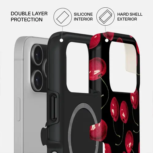 Husa Burga Dual Layer Magsafe Cherrybomb pentru iPhone 17 Pro Max