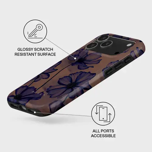 Husa Burga Dual Layer Magsafe Velvet Night pentru iPhone 17 Pro Max