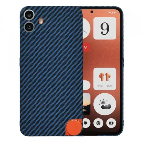Husa pentru Nothing CMF Phone 1, Techsuit, Carbonite FiberShell, Turcoaz