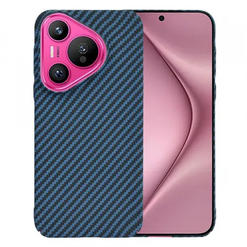 Husa pentru Huawei Pura 70, Techsuit, Carbonite FiberShell, Turcoaz