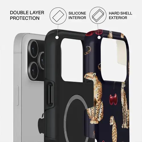 Husa Burga Dual Layer Magsafe Cougar pentru iPhone 17 Pro Max