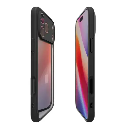 Husa Spigen Ultra Hybrid Matte pentru iPhone 17 Pro Max, Negru