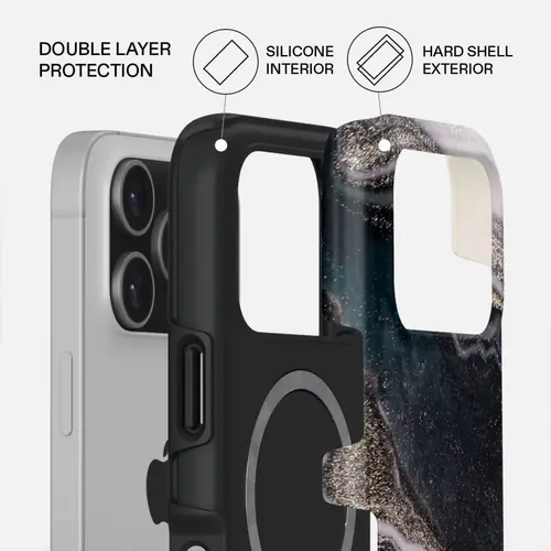 Husa Burga Dual Layer Magsafe Magic Night pentru iPhone 17 Pro Max