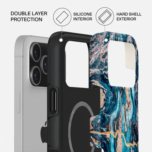 Husa Burga Dual Layer Magsafe Mystic River pentru iPhone 17 Pro Max