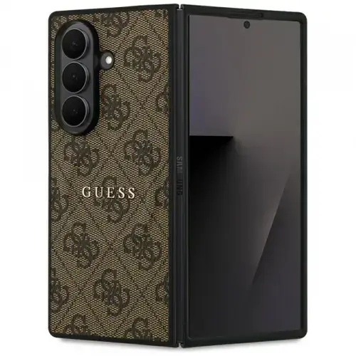 Husa MagSafe pentru Samsung Galaxy Z Fold7 F966, Guess, 4G Classic, Maro