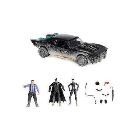 Set de joaca Spin Master Ultimate Batman - The Penguin, Selina Kyle, Batman