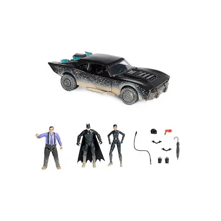 Set de joaca Spin Master Ultimate Batman - The Penguin, Selina Kyle, Batman