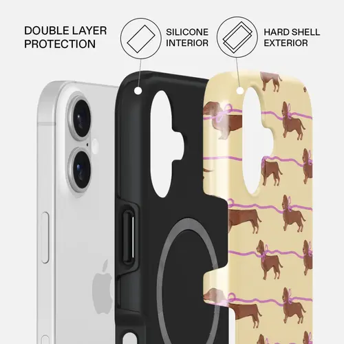 Husa Burga Dual Layer Magsafe Always Late pentru iPhone 17