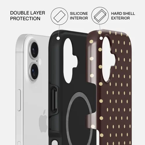 Husa Burga Dual Layer Magsafe Sorry Busy pentru iPhone 17