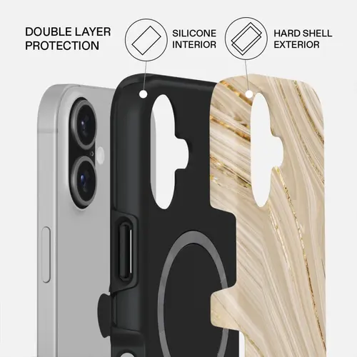Husa Burga Dual Layer Magsafe Full Glam pentru iPhone 17