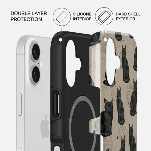 Husa Burga  Dual Layer Magsafe Salem pentru iPhone 17