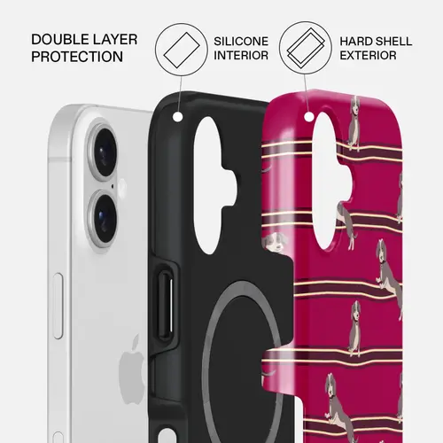 Husa Burga Dual Layer Magsafe On Hold pentru iPhone 17