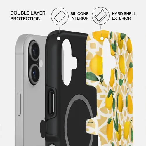 Husa Burga Dual Layer Magsafe Lemon Juice pentru iPhone 17