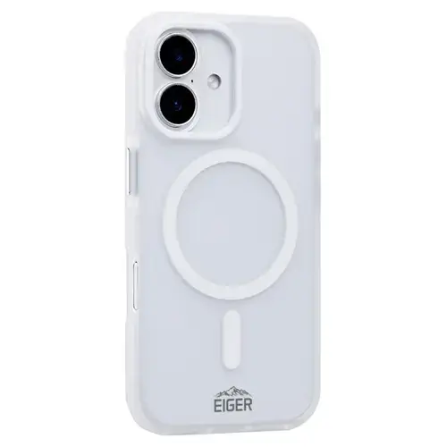 Husa Eiger Blizzard Magsafe GRS pentru iPhone 17, Alb