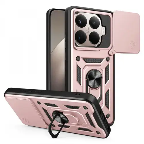 Husa pentru Xiaomi 15T Pro, Techsuit, CamShield, Roz