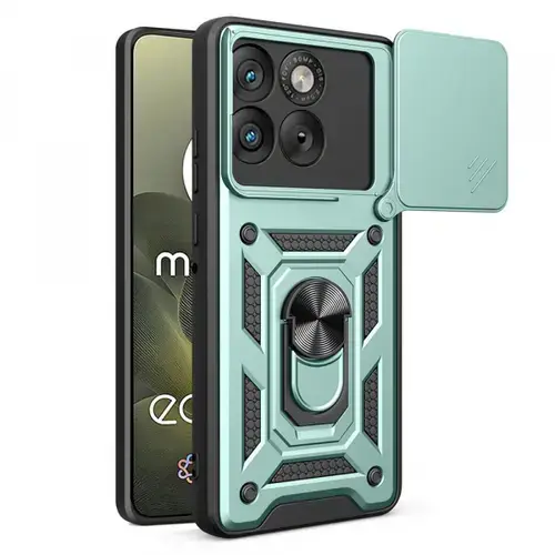 Husa pentru Motorola Edge 70, Techsuit, CamShield, Verde