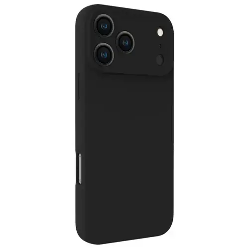 Husa Lemontti Silicon Soft Slim Magsafe pentru iPhone 17 Pro Max, Negru