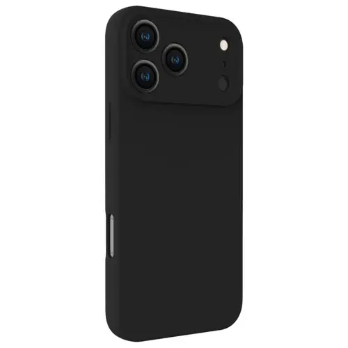 Husa Lemontti Silicon Soft Slim Magsafe pentru iPhone 17 Pro Max, Negru