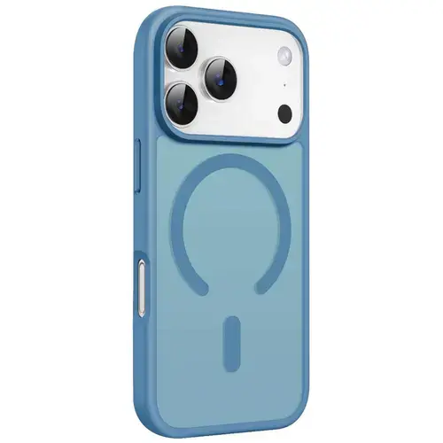 Husa Lemontti EliteGuard Magsafe pentru iPhone 17 Pro Max, Albastru