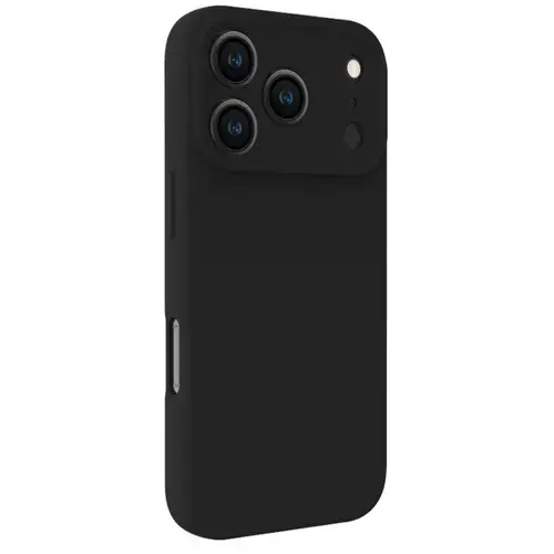 Husa Lemontti Silicon Soft Slim Magsafe pentru iPhone 17 Pro, Negru