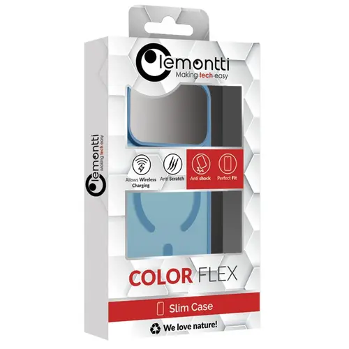 Husa Lemontti EliteGuard Magsafe pentru iPhone 17 Pro, Albastru