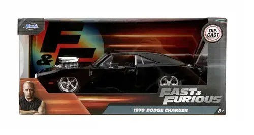 Masinuta metalica Jada Fast And Furious  Dodge Charger 1970, Scara 1 la 24