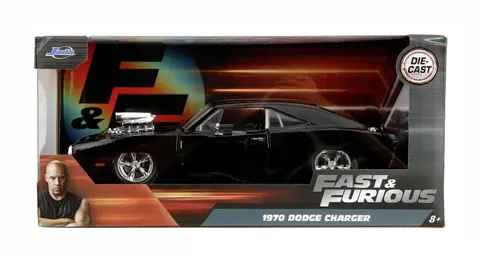 Masinuta metalica Jada Fast And Furious  Dodge Charger 1970, Scara 1 la 24