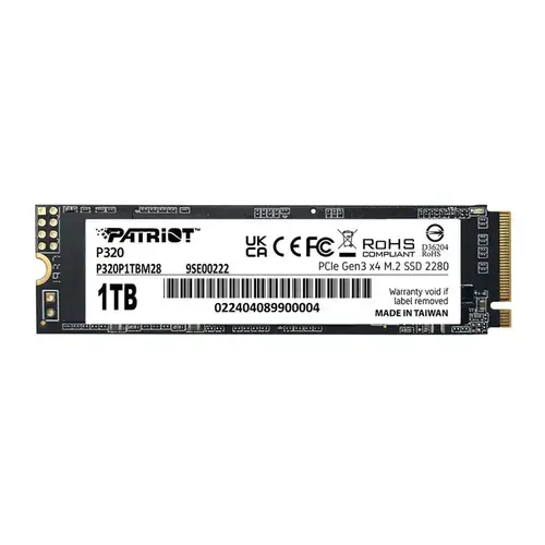 SSD Patriot Viper P320, M.2 PCIe Gen3 x4, NVMe, 1TB
