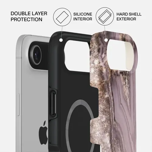 Husa Burga Dual Layer Magsafe Golden Taupe pentru iPhone Air
